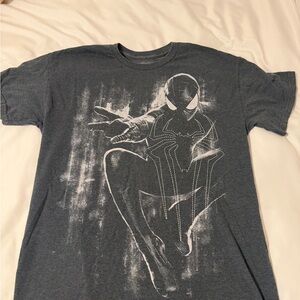 MAD Engine Charcoal Spider Graphic Men's T-Shirt